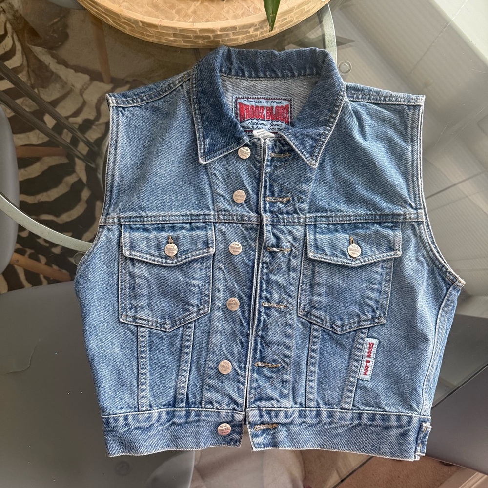 90s WHOOZ BLOOZ Denim Vest